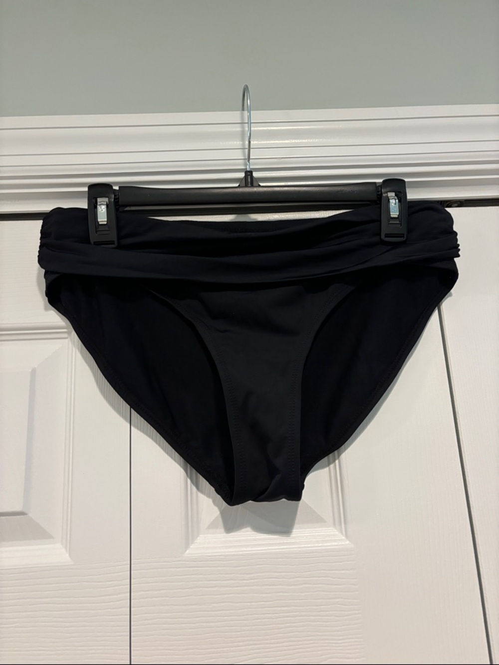 Jones New York Black Fold-Over Bikini Bottom